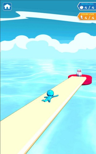 水上滑行保龄球手游app截图