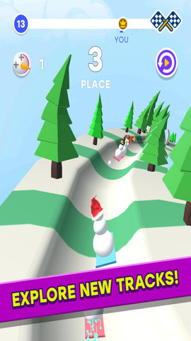 雪人竞赛3D手游app截图