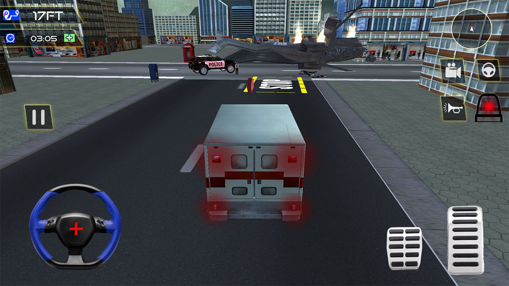 先锋救护车3d模拟手游app截图