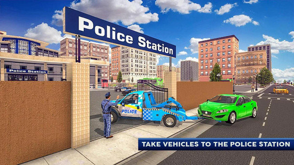 警察拖车驾驶模拟器手游app截图