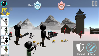 火柴人战争3D手游app截图
