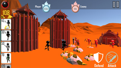 火柴人战争3D手游app截图