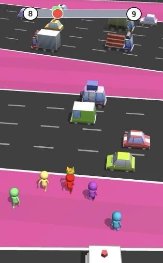 公路躲避赛跑3D手游app截图