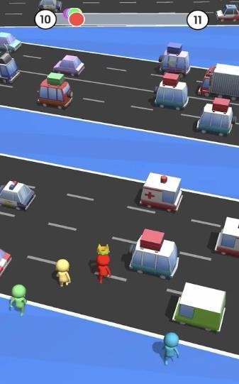 公路躲避赛跑3D手游app截图