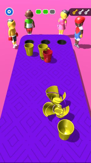 Throw Cups 3D手游app截图