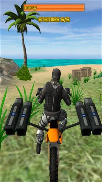 摩托海滩战士3D手游app截图