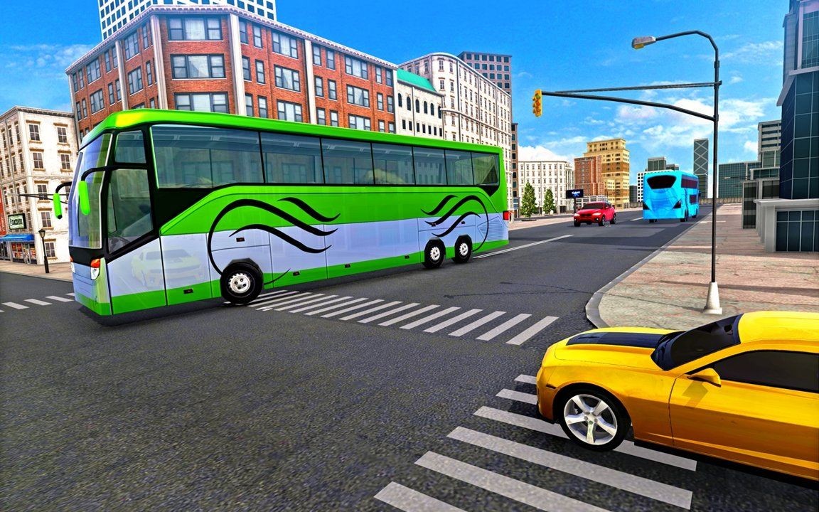 现代城市公交车驾驶模拟器手游app截图