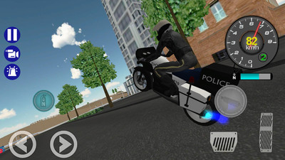 警察摩托车骑手手游app截图