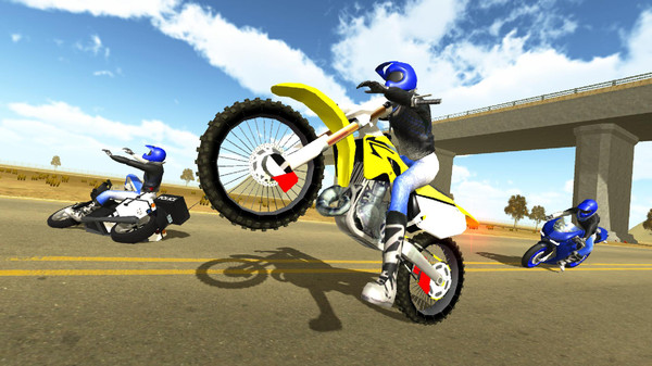 公路摩托3D手游app截图