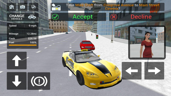 城市出租车模拟手游app截图