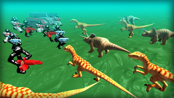 恐龙战争模拟器手游app截图