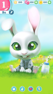 小兔子虚拟宠物手游app截图