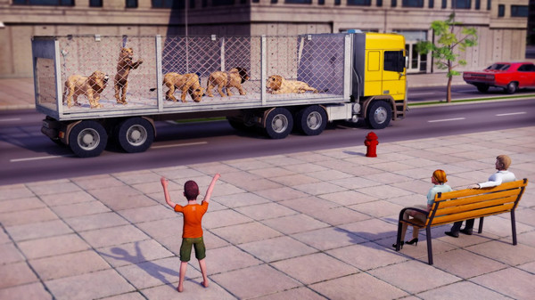 救援动物运输卡车模拟器手游app截图