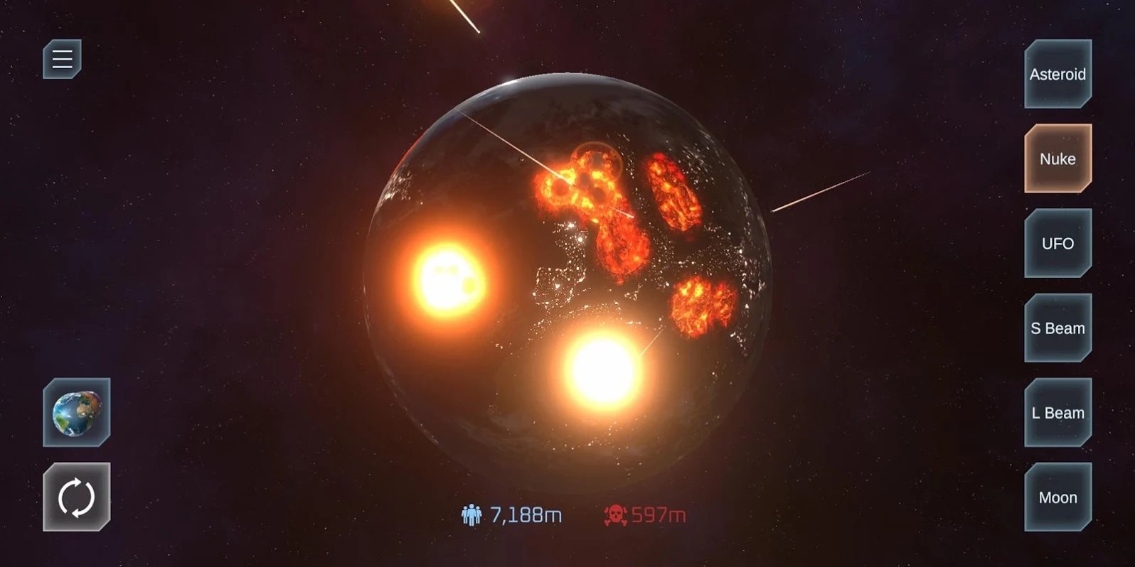 行星毁灭模拟器 手机版手游app截图