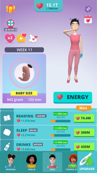 Pregnancy Idle Simulator 3D手游app截图