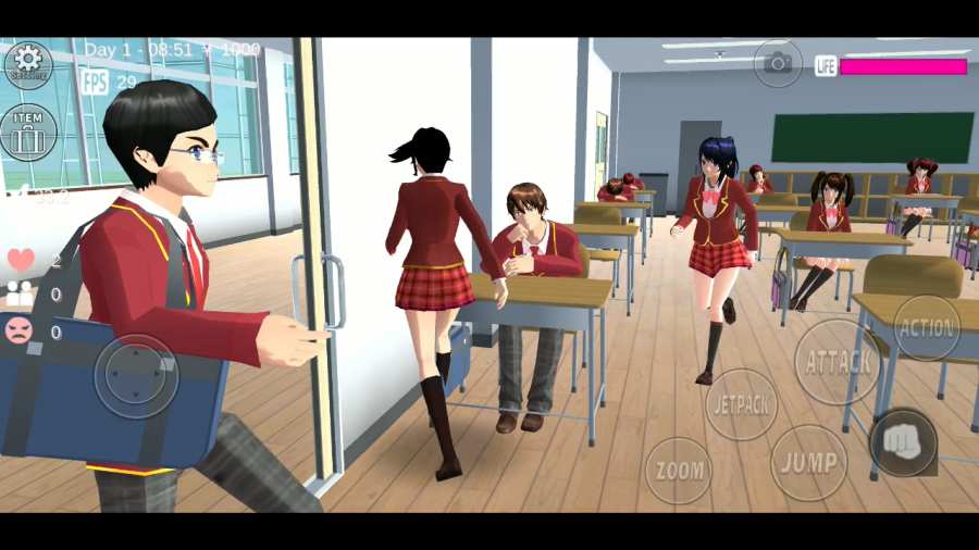 樱花校园模拟器 十八汉化版手游app截图