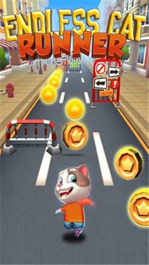 地铁猫咪跑酷 免广告版手游app截图