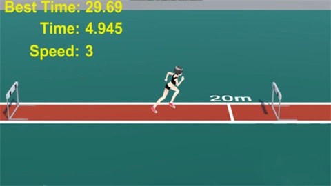 100米跨栏比赛手游app截图