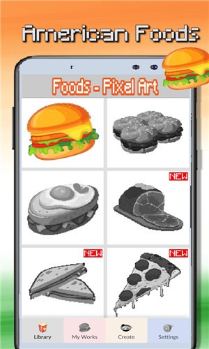 食物着色游戏手游app截图