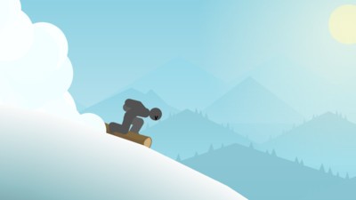 火柴人滑雪冒险手游app截图