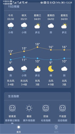 大众天气手机软件app截图