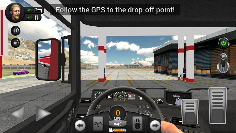 真实卡车驾驶模拟器手游app截图