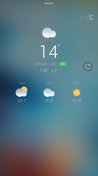 最美iOS8主题锁屏手机软件app截图