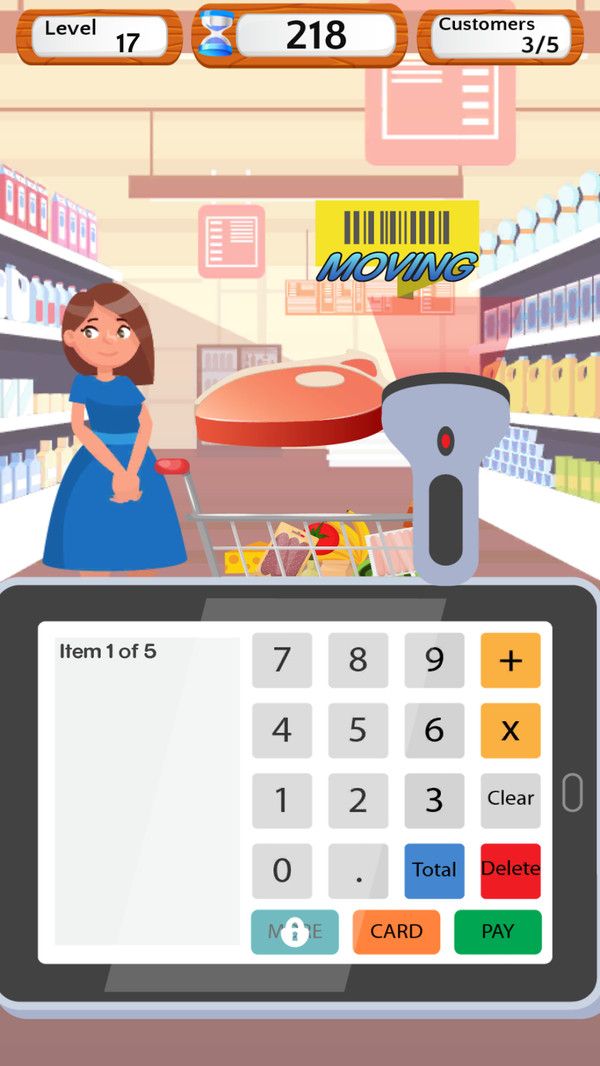 超市收银员模拟 中文版手游app截图
