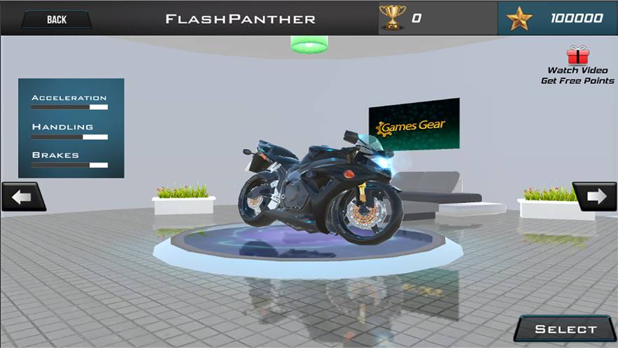 虚拟现实摩托车大赛手游app截图