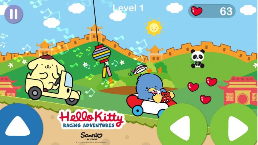 凯蒂猫赛车冒险2手游app截图