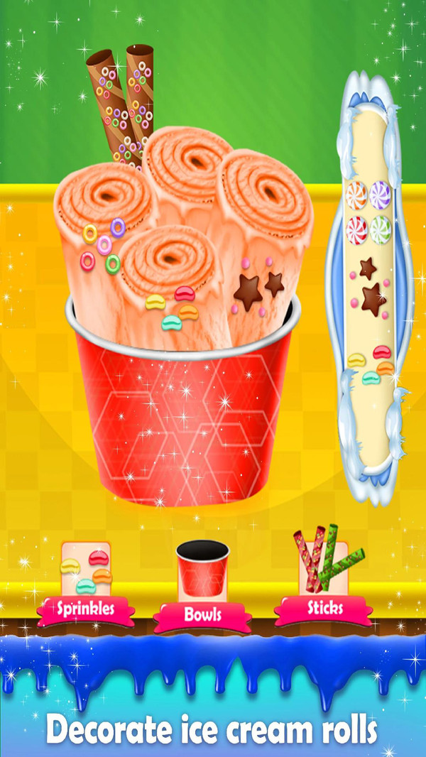 冰淇淋卷制造商手游app截图