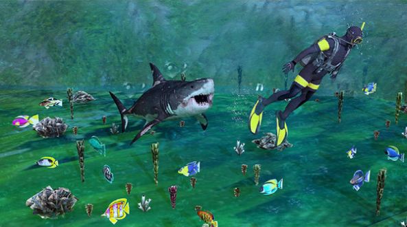 鲨鱼猎手模拟器 最新版手游app截图