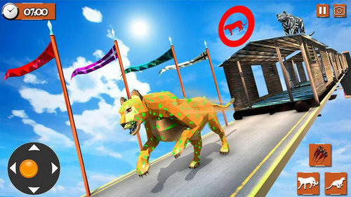 美洲狮跑酷3D手游app截图