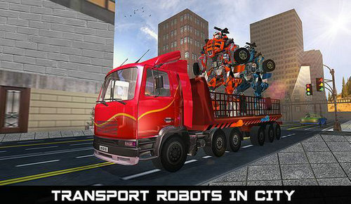 机器人运输卡车手游app截图