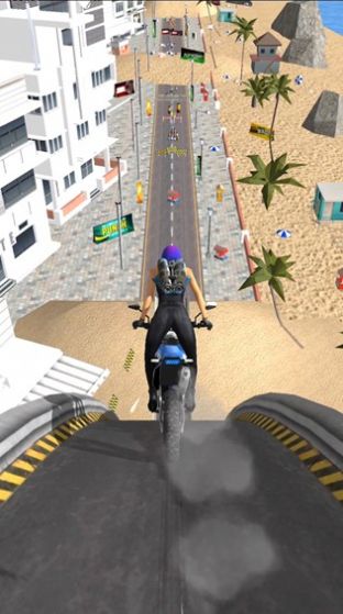 疯狂摩托飞跃城市 最新版手游app截图