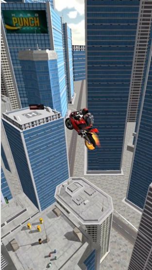 疯狂摩托飞跃城市手游app截图