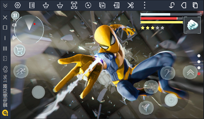 蜘蛛英雄超级犯罪城市战役手游app截图