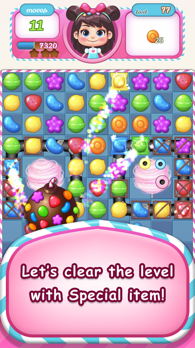 莎莉甜蜜的糖果世界手游app截图