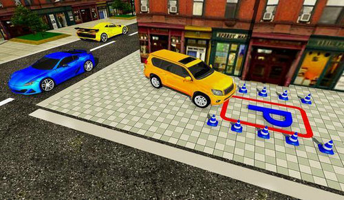 真正的普拉多街停车3D手游app截图