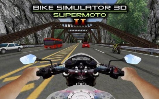 超级摩托车模拟器3D 中文版手游app截图