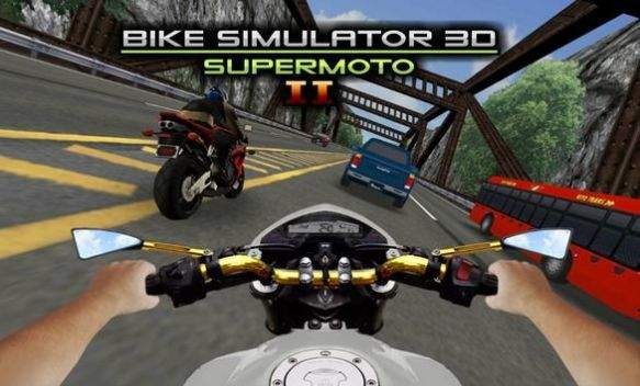 超级摩托车模拟器3D 最新版手游app截图