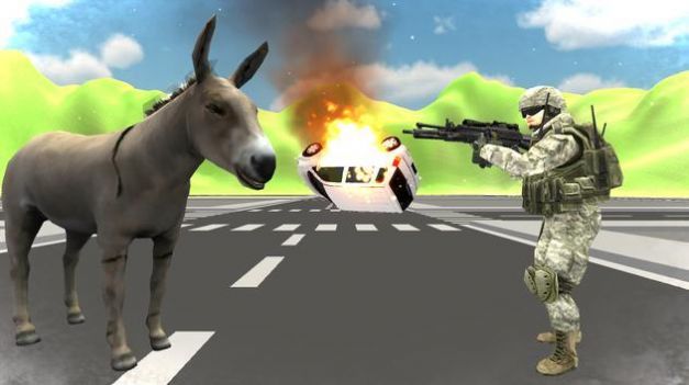 3d驴子横冲直撞模拟器 最新版手游app截图