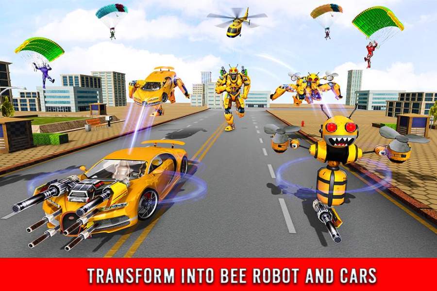 蜜蜂机器人汽车改造手游app截图