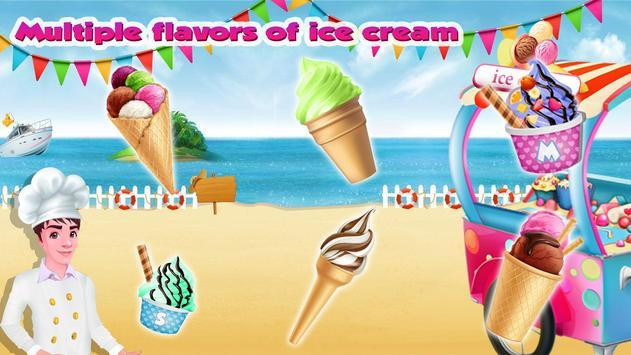 冰淇淋沙滩车手游app截图