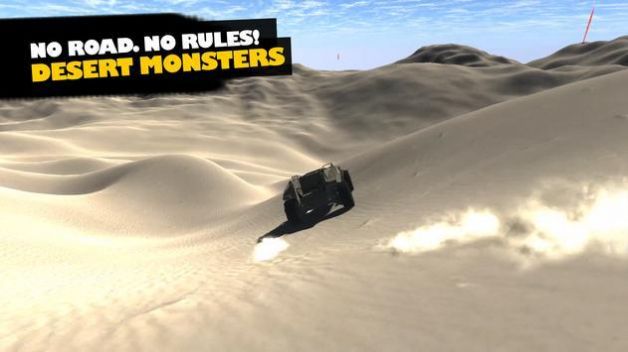 沙漠怪兽赛车手游app截图