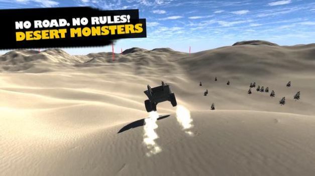 沙漠怪兽赛车手游app截图