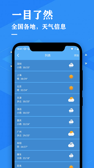 辰星天气预报 最新版手机软件app截图