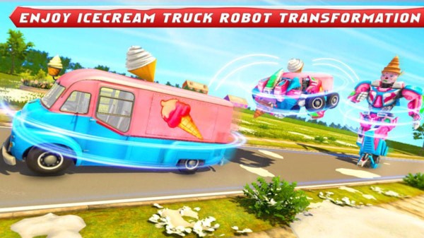 冰淇淋改造机器人 中文版手游app截图
