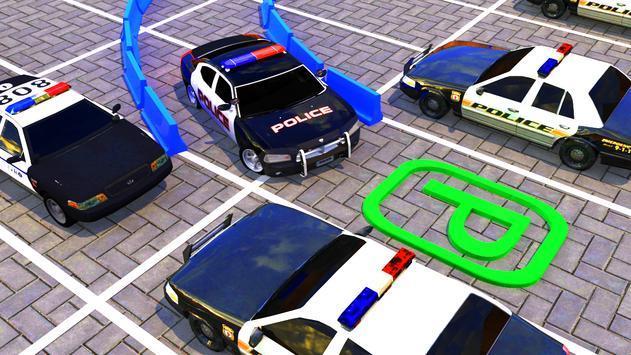 真实警车停车场3D手游app截图