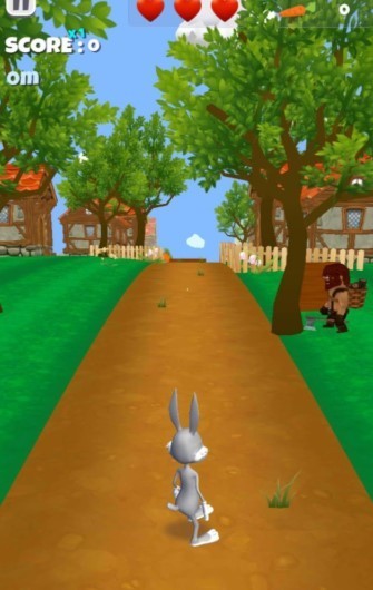 小兔子跑酷3D手游app截图